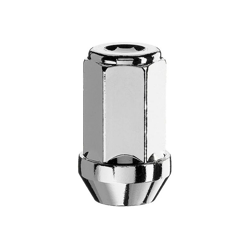 Dado chiuso sede conica 60°, chiave SW19, 12 x 1.75 x 41 mm - Silver