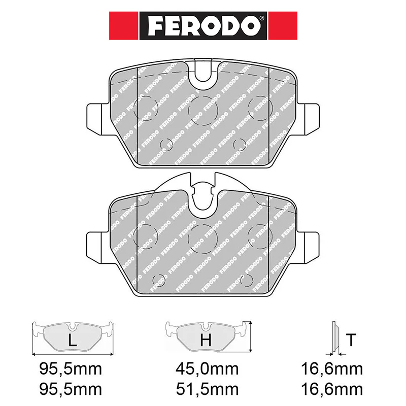Ferodo - Kit pastiglie freno (FCP1806)