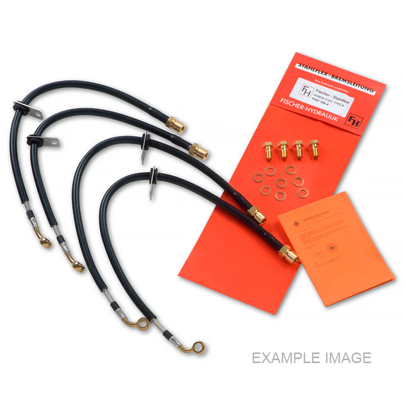 Fischer Stahlflex - Kit tubi freno per Renault Clio II