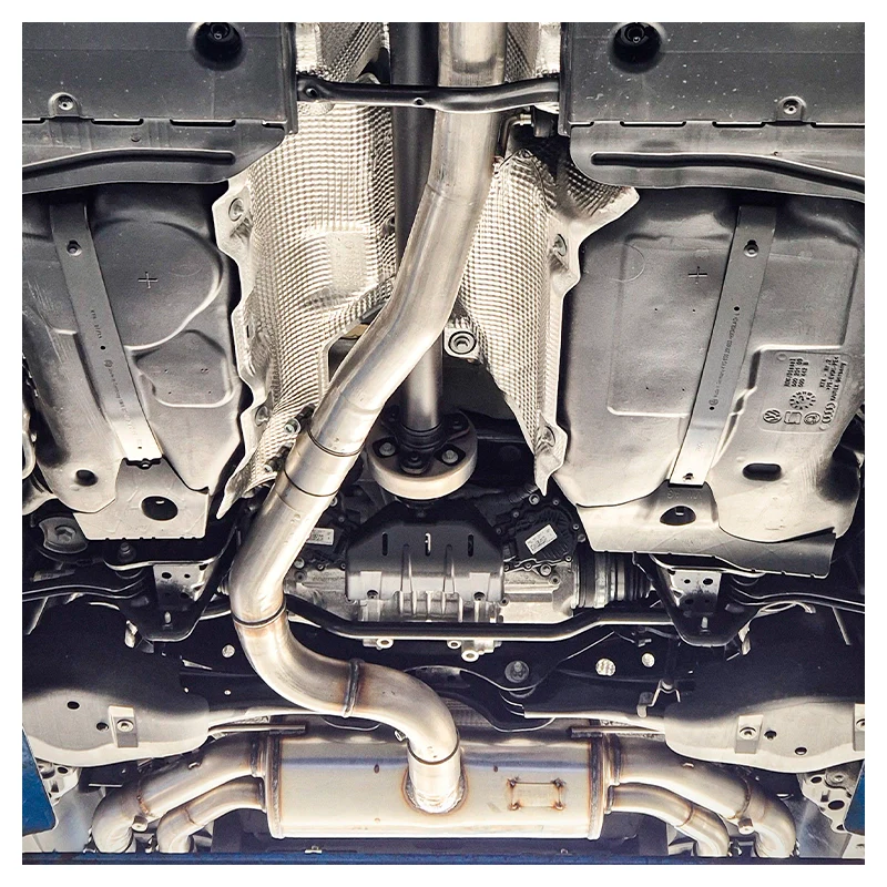 Inoxcar - Tubo centrale diretto Ø76 mm + Finale con silenziatore 2 x Ø90 mm DX+SX (Racing) + Valvole - immagine 3
