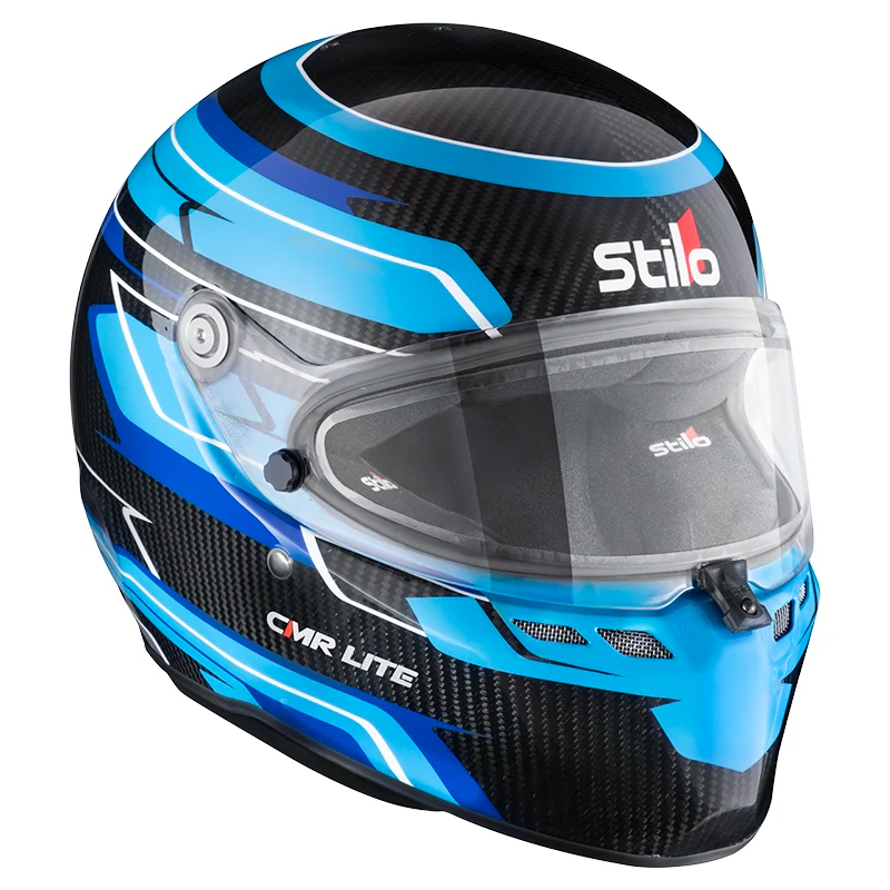 Stilo - Casco karting ST6 CMR Carbon Lite Graphyc (blue) - Snell CMR 2016 - immagine 2