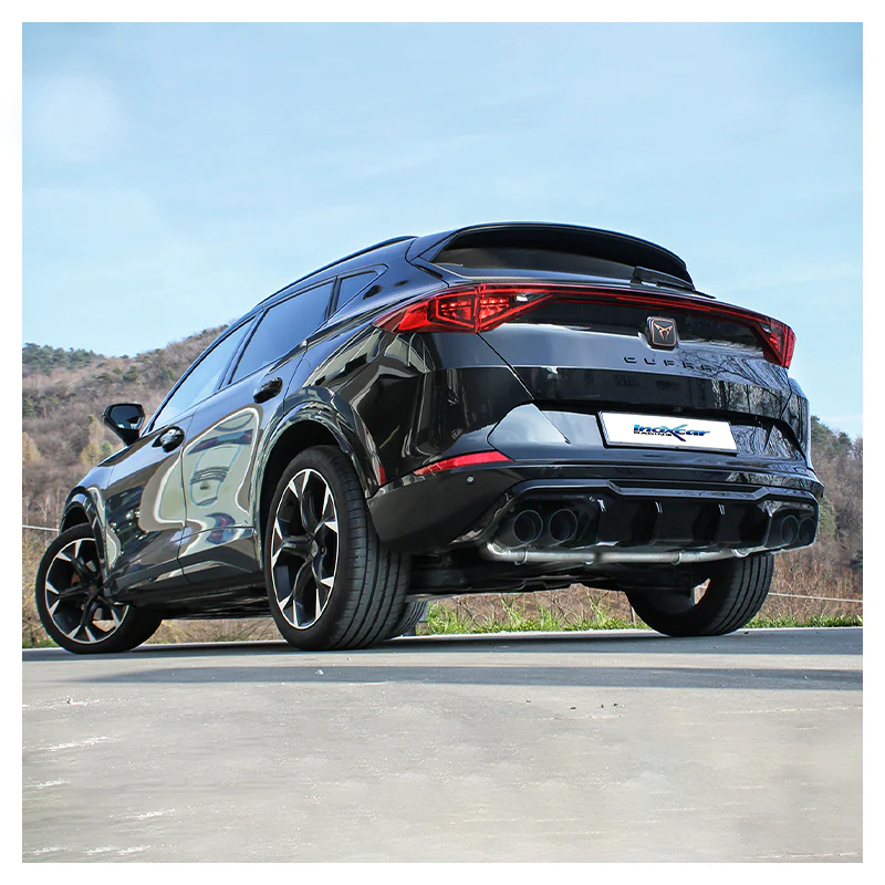 Inoxcar - Finale senza silenziatore 2 x Ø90 mm DX+SX (Black Ceramic) - immagine 3